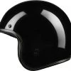 Highway 21 Gloss Black .38 Retro Open Face 3/4 Helmet