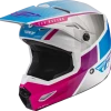 Fly Racing 73-8644 Kinetic Drift Helmet Pink/White/Blue Riding Gear