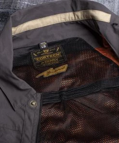 Motorcycle Jackets Cortech ‘The Denny’ Men’s Camel Classic Traditional Canvas Jacket With Armor