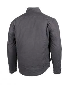 Cortech ‘The Denny’ Men’s Charcoal Classic Traditional Canvas Jacket With Armor Motorcycle Jackets