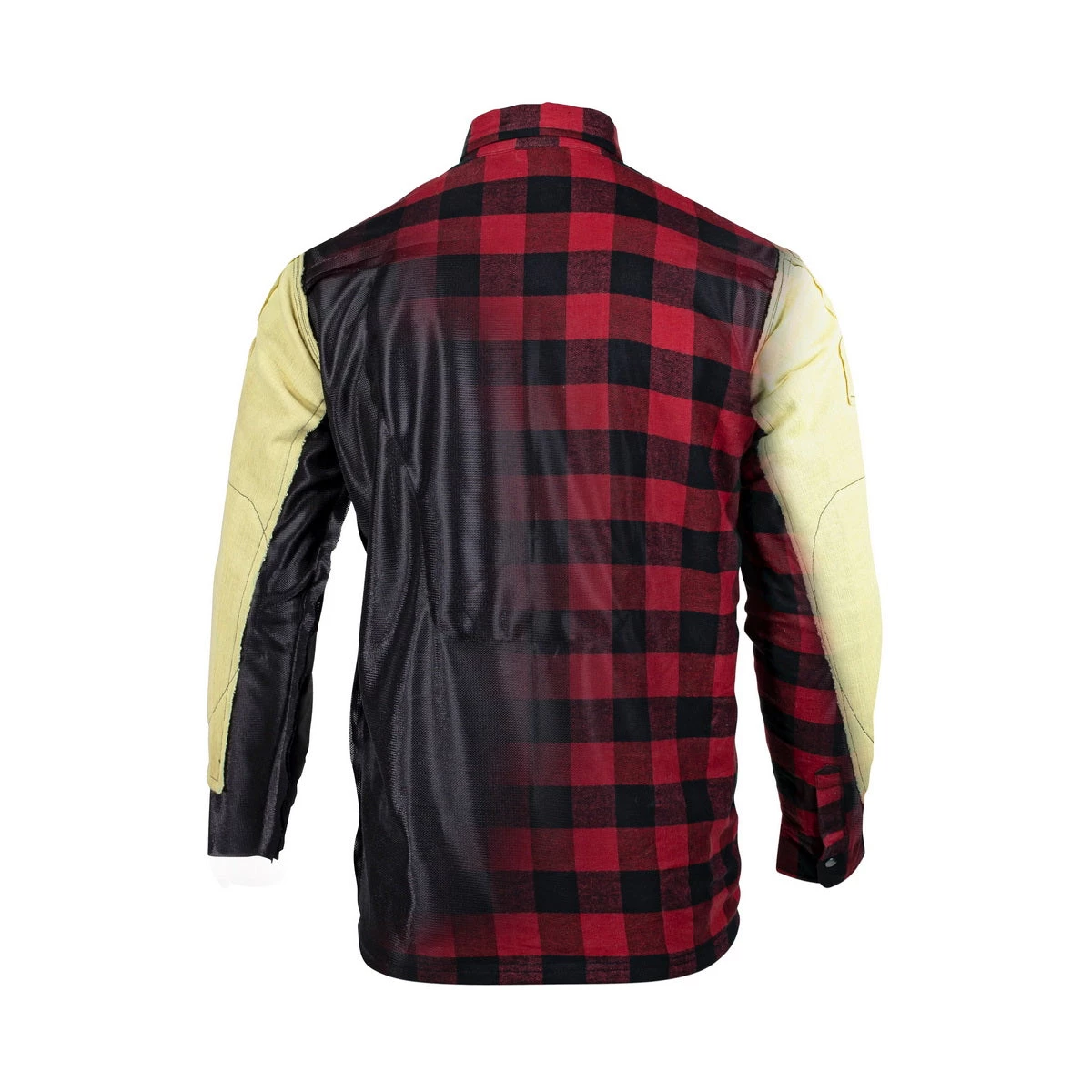 Cortech ‘The Bender’ Mens Red Tide Premium Motorcycle Riding Flannel Shirt With Armor
