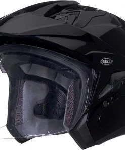 Bell Helmets Bell Mag-9 Sena Black Open Face Helmet