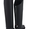 Motorcycle Pants & Chaps Milwaukee Leather MLM5556 Unisex Leather Black Tall Half Chaps With Back Zipper