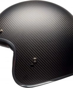 Bell Helmets Riding Gear Bell Core Since'54 Custom 500 Carbon Matte Black Open Face Helmet