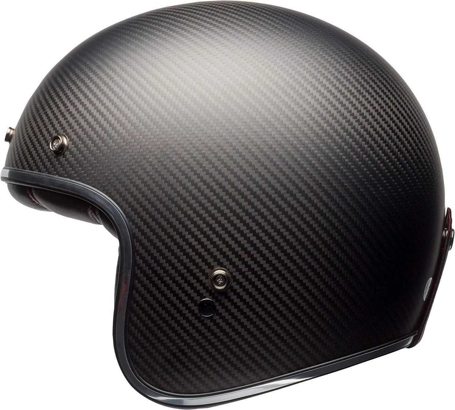Bell Helmets Riding Gear Bell Core Since '54 Custom 500 Carbon Matte Black Open Face Helmet