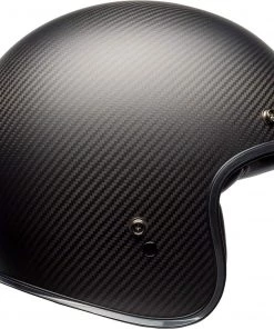 Bell Helmets Riding Gear Bell Core Since '54 Custom 500 Carbon Matte Black Open Face Helmet