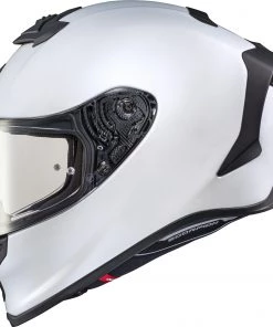 Riding Gear Scorpion Exo 75-1352 EXO-R1 'Air' Full Face Helmet Matte Pearl White