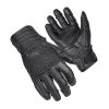 Cortech ‘The Associate’ Black Leather Gloves Mid-Length Cuffs With Accordion Knuckles Riding Gear