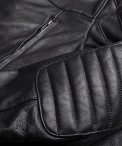 Cortech'The Marquee' Mens Black Premium Leather Jacket With Removable Hoodie And SAS-TEC Armor Motorcycle Jackets
