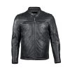 Motorcycle Jackets Cortech ‘The Idol' Mens Black Traditional Premium Leather Motorcycle Jacket With SAS-TEC Armor