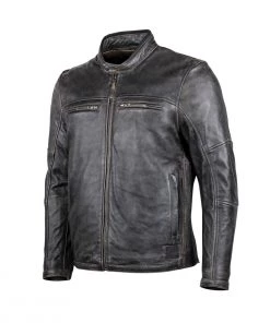 Motorcycle Jackets Cortech ‘The Idol' Mens Brown Traditional Premium Motorcycle Jacket With SAS-TEC Armor