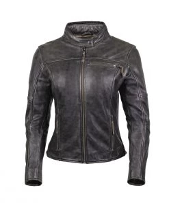 Cortech ‘The Lolo’ Women’s Brown Traditional Premium Leather Jacket With SAS-TEC Armor