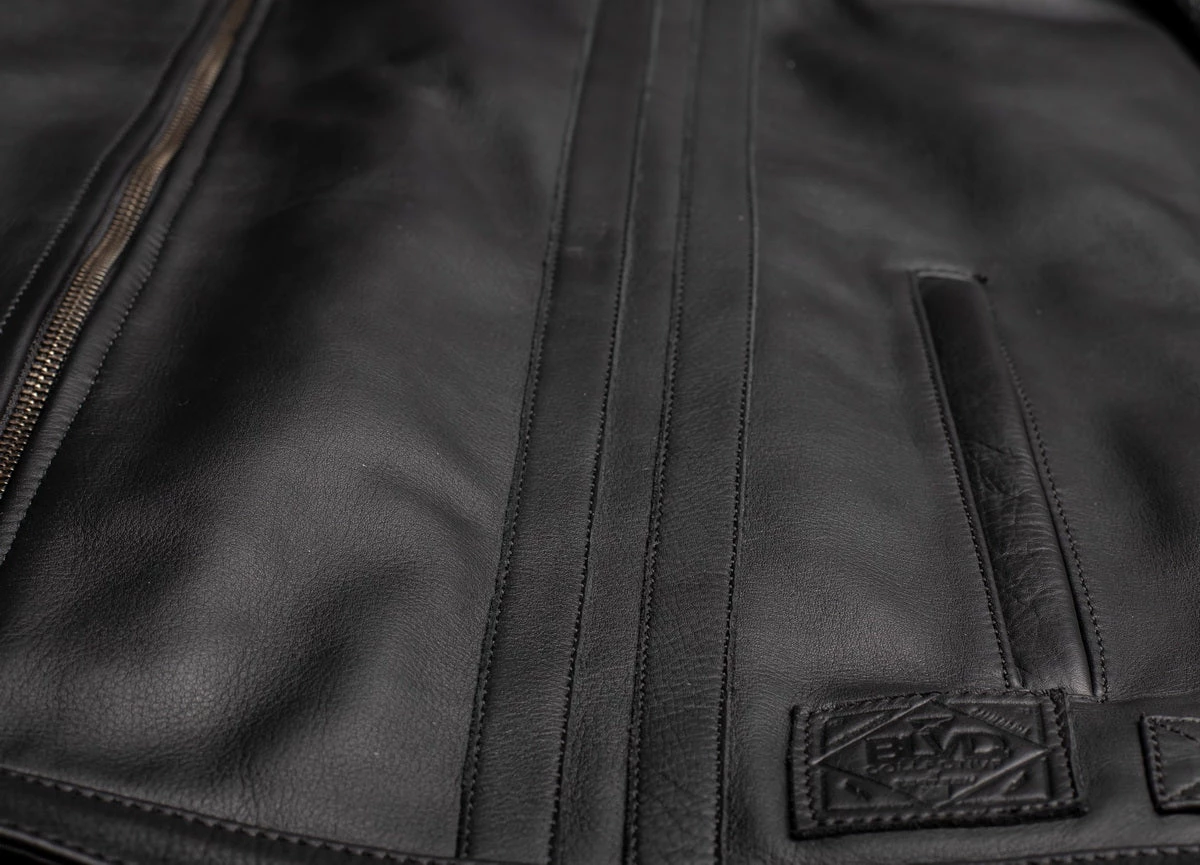 Cortech ‘The Runaway’ Women’s Black Café Inspired Premium Leather Motorcycle Jacket With SAS-TEC Armor Motorcycle Jackets