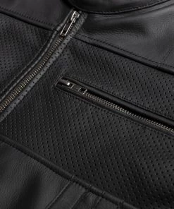 Cortech ‘The Runaway’ Women’s Black Café Inspired Premium Leather Motorcycle Jacket With SAS-TEC Armor Motorcycle Jackets