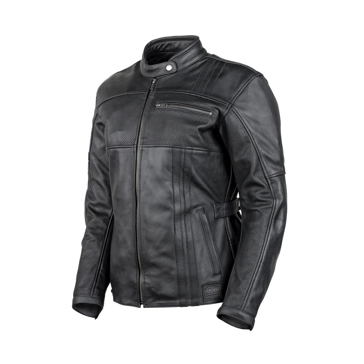 Cortech ‘The Runaway’ Women’s Black Café Inspired Premium Leather Motorcycle Jacket With SAS-TEC Armor Motorcycle Jackets