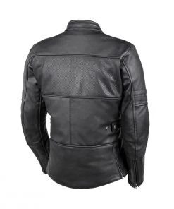 Cortech ‘The Runaway’ Women’s Black Café Inspired Premium Leather Motorcycle Jacket With SAS-TEC Armor Motorcycle Jackets