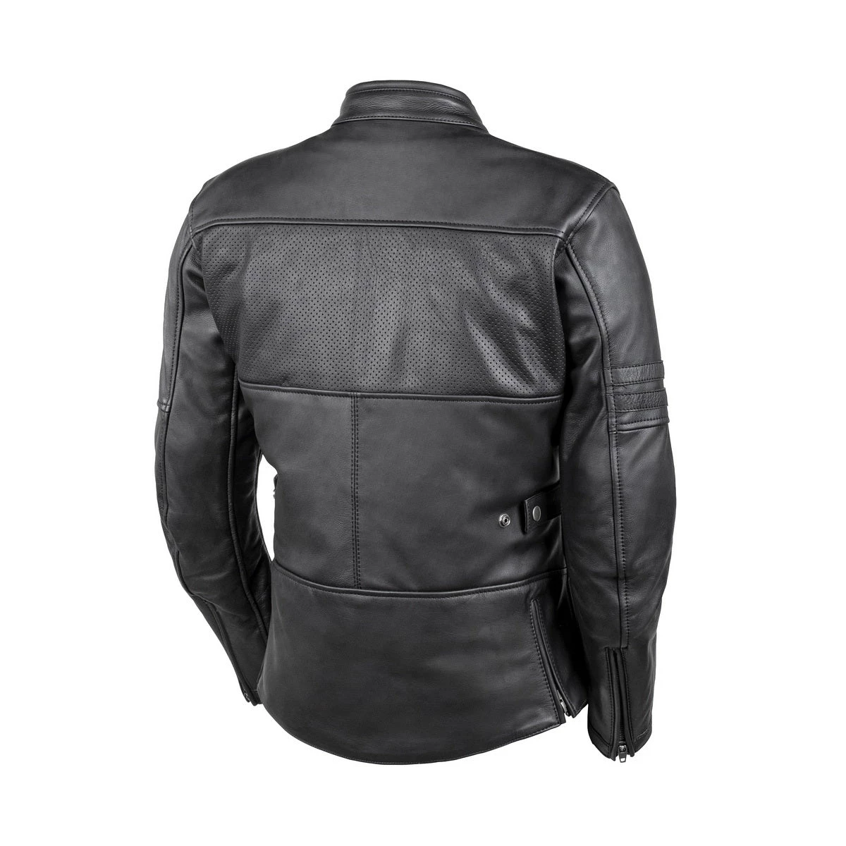 Cortech ‘The Runaway’ Women’s Black Café Inspired Premium Leather Motorcycle Jacket With SAS-TEC Armor Motorcycle Jackets