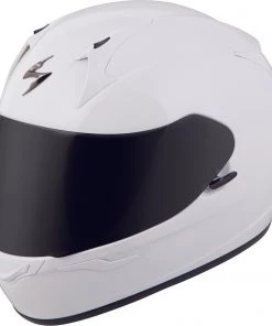 Riding Gear Scorpion Exo 75-1142L EXO-R320 Full-Face Helmet Gloss White