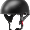Riding Gear Gmax 72-5443 HH-65 Naked Half Helmet Matte Black