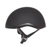 Riding Gear ZOX ST-225A ‘Retro Street’ Matte Black Motorcycle Half Helmet