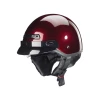 Riding Gear ZOX ST-224 ‘Banos STG Street’ Cherry Red Motorcycle Half Helmet