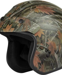 Riding Gear Gmax 72-5367 OF-2 Open-Face Helmet Leaf Camo