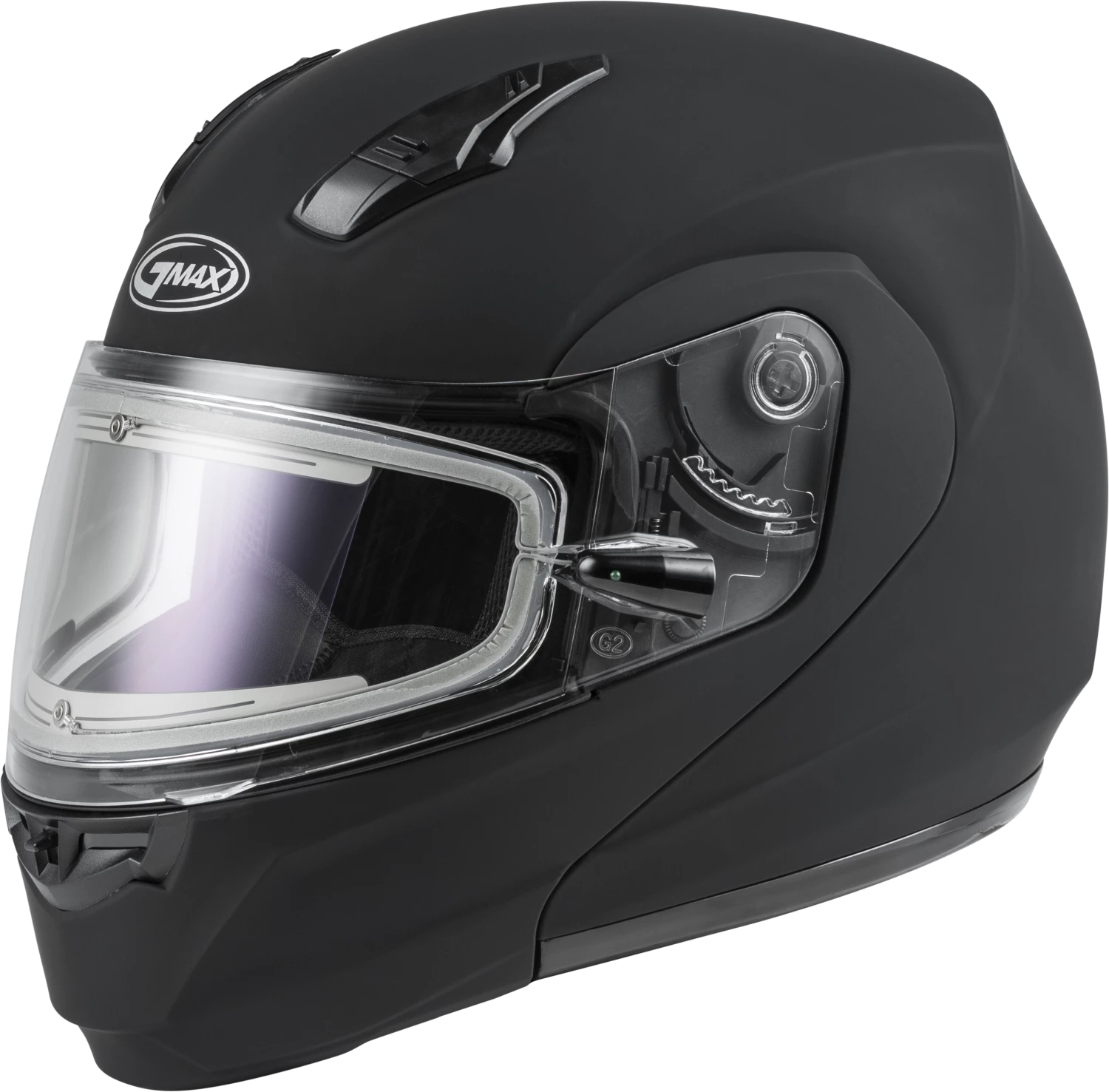 Gmax 72-5905 MD-04S Modular Snow Helmet W/Electric Shield Matte Blk
