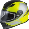 Riding Gear Gmax 72-6006 Youth GM-49Y 'Hail' Snow Helmet Matte Hi-Vis/Black/Grey