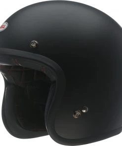 Bell Helmets Bell Custom 500 Matte Black Open Face Helmet