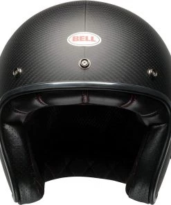 Bell Helmets Riding Gear Bell Core Since'54 Custom 500 Carbon Matte Black Open Face Helmet