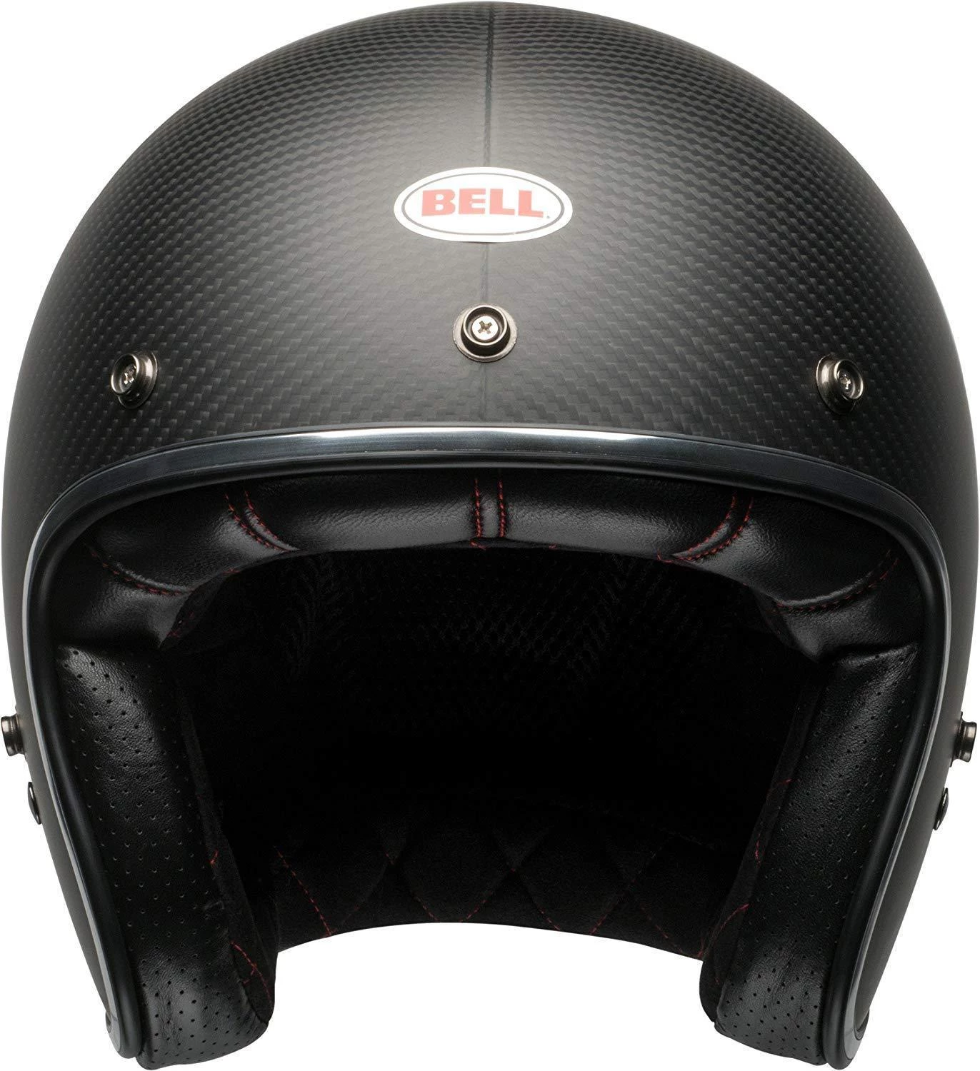 Bell Helmets Riding Gear Bell Core Since '54 Custom 500 Carbon Matte Black Open Face Helmet