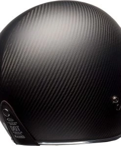 Bell Helmets Riding Gear Bell Core Since'54 Custom 500 Carbon Matte Black Open Face Helmet