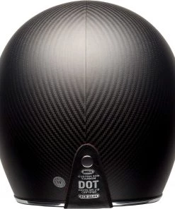 Bell Helmets Riding Gear Bell Core Since'54 Custom 500 Carbon Matte Black Open Face Helmet