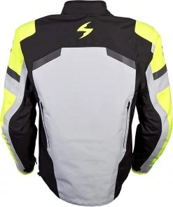 Scorpion EXO Scorpion Optima Men's Hi-Viz Yellow Textile Jacket With Armor Motorcycle Jackets