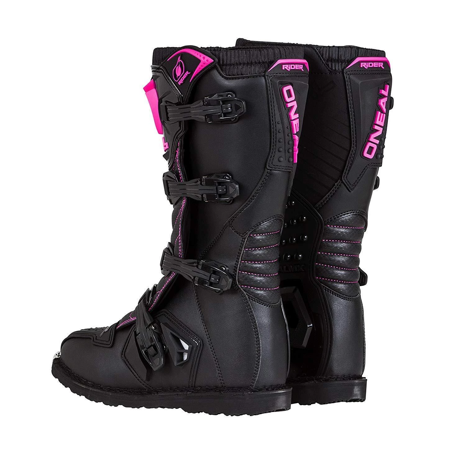 Riding Gear O'Neal Rider 2018 Women's Black/Pink Motocross Boots