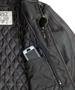 Joe Rocket Vintage Rocket Men's Black Leather Jacket