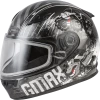 Gmax 72-6033 Youth GM-49Y 'Beasts' Snow Helmet Dark Silver/Black Riding Gear