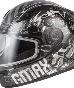 Gmax 72-6033 Youth GM-49Y'Beasts' Snow Helmet Dark Silver/Black Riding Gear