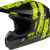 Gmax 72-6614 MX-46 Off-Road Dominant Helmet Matte Black/Hi-Vis Riding Gear