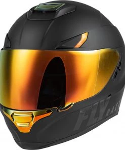Fly Racing 73-8395 Sentinel Recon Helmet Matte Black/Fire Chrome Riding Gear