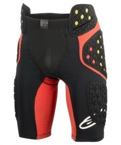Alpinestars Sequence Pro Men's Black/Red Protective Shorts Riding Gear