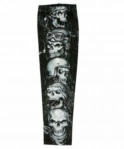 Riding Gear Hot Leathers ARM1004 Five Skulls Arm Sleeve