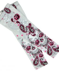 Riding Gear Hot Leathers ARM1012 Sugar Paisley Arm Sleeve