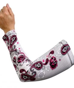 Riding Gear Hot Leathers ARM1012 Sugar Paisley Arm Sleeve