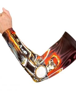 Riding Gear Hot Leathers ARM1016 Fire Biker Arm Sleeve