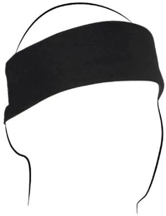 ZanHeadgear B017 100% Cotton Premium Black Bandanna Riding Gear