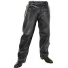 Motorcycle Pants & Chaps Xelement B7440 Men's Black Leather Motorcycle Overpants With Side Zipper And Snaps