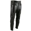 Motorcycle Pants & Chaps Xelement B7466 Men's 'The Racer' Black Cowhide Leather Racing Pants With X-Armor Protection