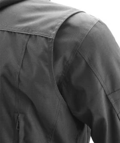 Xelement B91022 Men's'Flight' Black Textile Jacket With X-Armor And Removable Hoodie Motorcycle Jackets