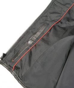 Motorcycle Vests Biker Hill BAM3500 Men's'Swat' Style Motorcycle Leather Vest